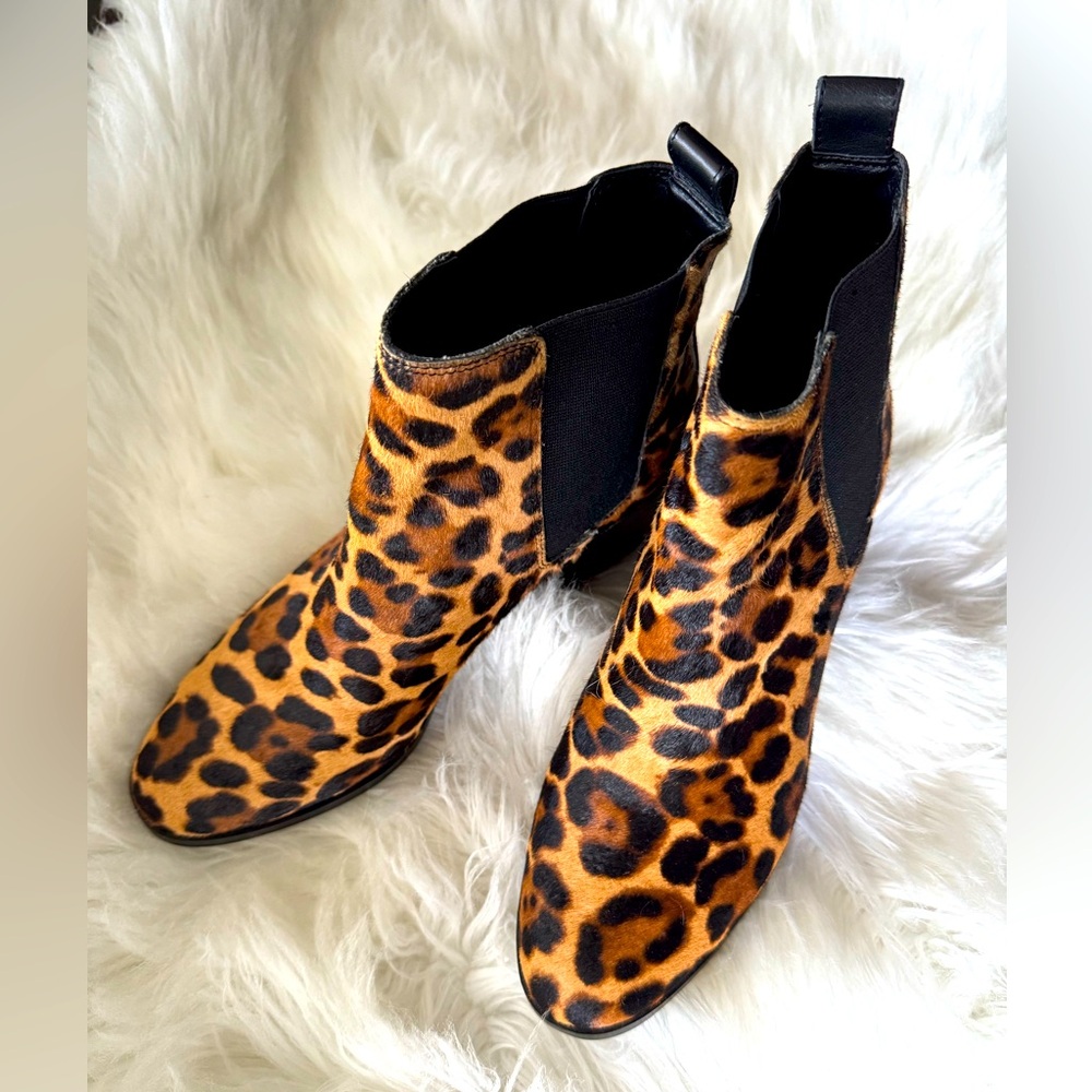 Nine West Animal Print Ankle Booties